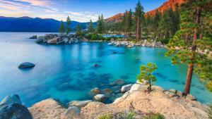 Sunrise kayak lake tahoe adventure - sand harbor east shore